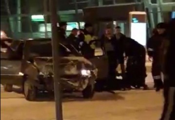Появилось новое видео гонок на ВАЗе по аэропорту Казани
