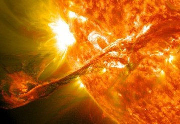 Вспышка на Солнце. Иллюстрация: NASA