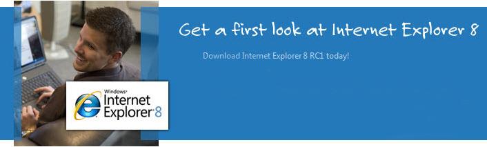 Internet Explorer 8 RC 1