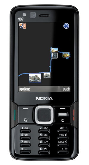 Nokia N82 in black:    