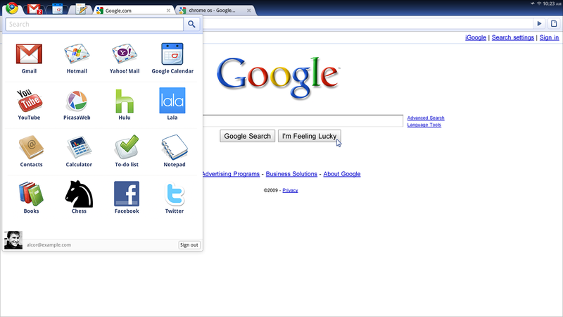 Google    Chrome OS