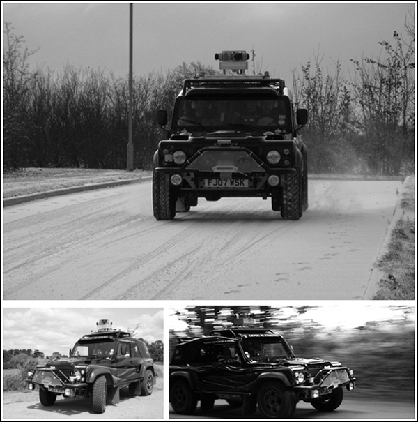   Bowler Wildcat   Land Rover Defender,     .           . ( Oxford Mobile Robotics Group.)