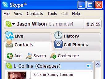  Skype    