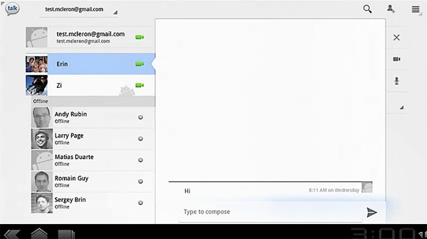 Google Android 3.0 Honeycomb:   UI