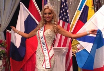 Марина Алексейчик. Фото: страница организации Mrs World в Facebook