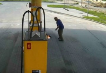 Пенсионер пытался поджечь бензоколонку на АЗС в Минске