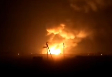Взрывы на складах хранения боеприпасов в Харьковской области: люди прячутся в бомбоубежищах